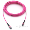 MPO Trunk Cable 12F 24F OM4 Violet 5,0 мм